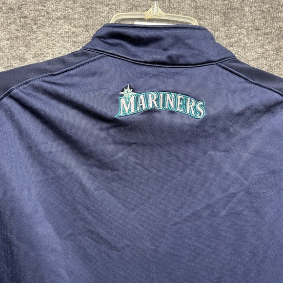 Nike Seattle Mariners Team Baseball Full Zip Jacket Mens XL Navy Blue - Picture 7 of 8